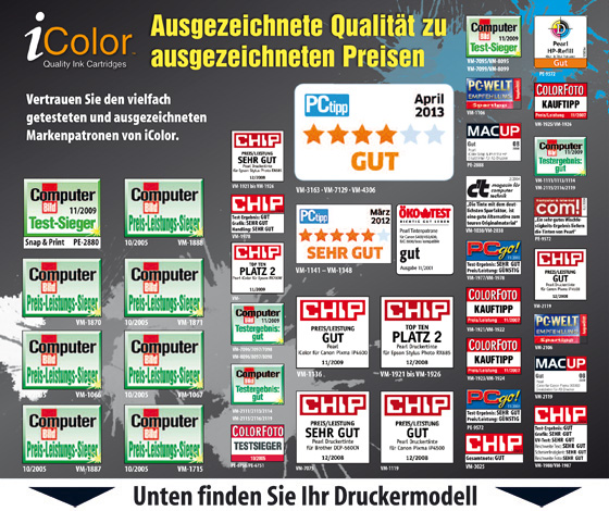 Die Presse berichtet über die iColor-Patronen!